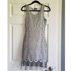 Flapper fringe dress